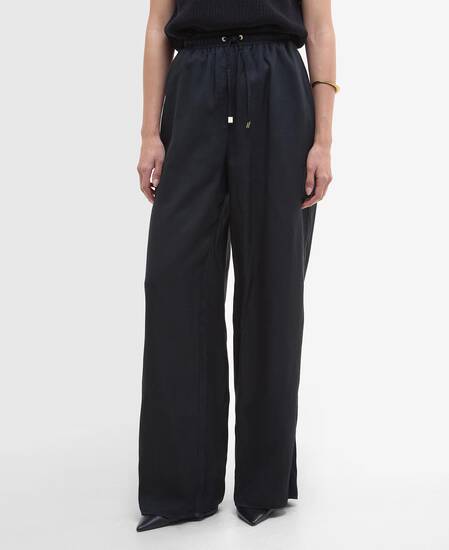 Hose Clara Relaxed Wide-Leg Black