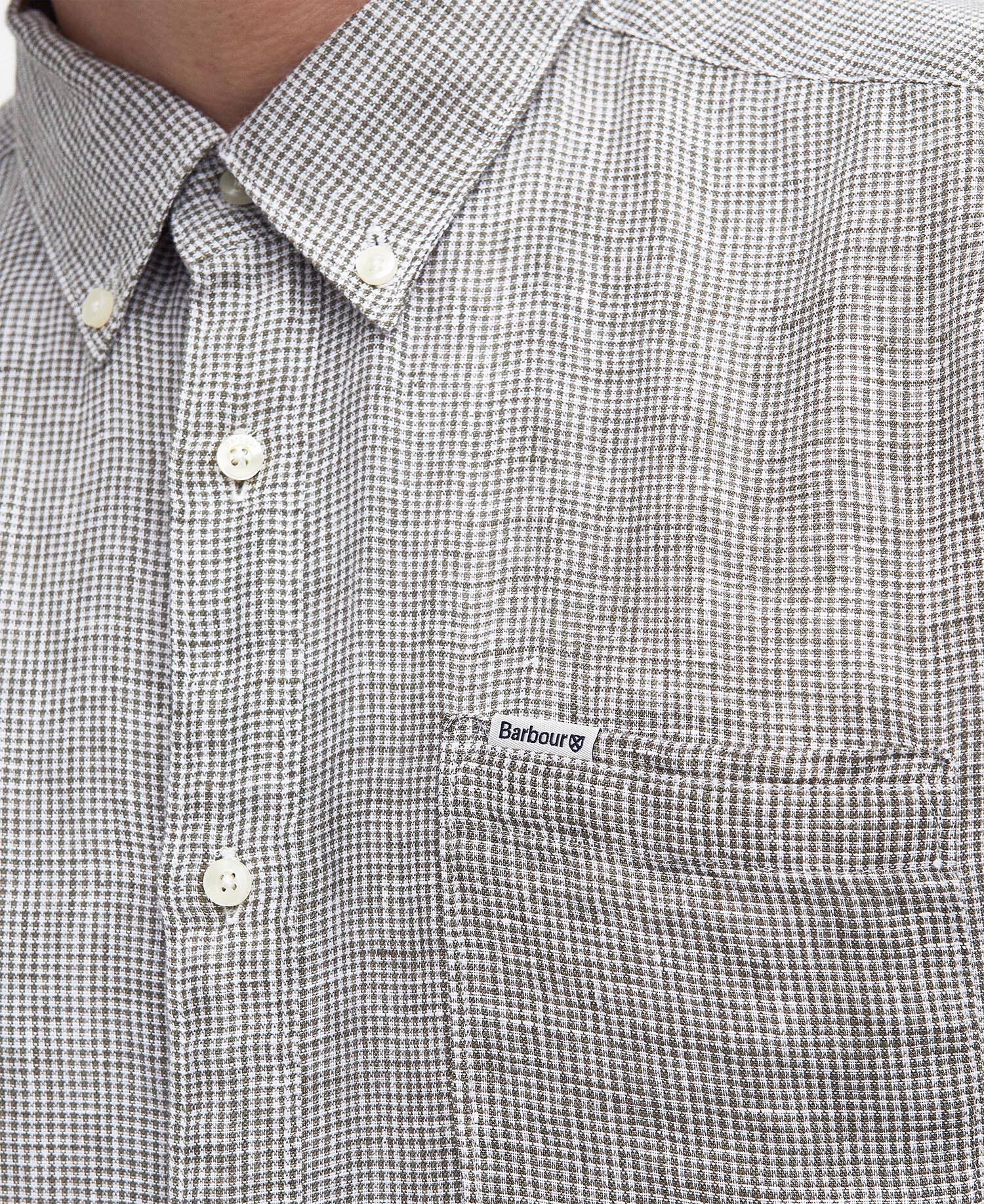 Camicia sartoriale di lino Linton image number 4