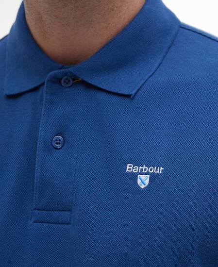 Sports Short-Sleeved Polo Shirt Deep Blue