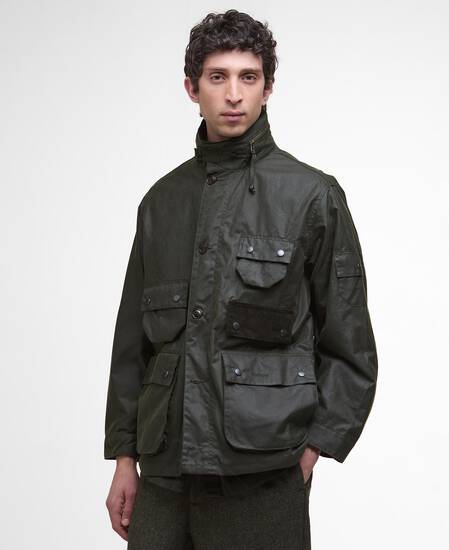 Editor Waxed Jacket Archive Olive
