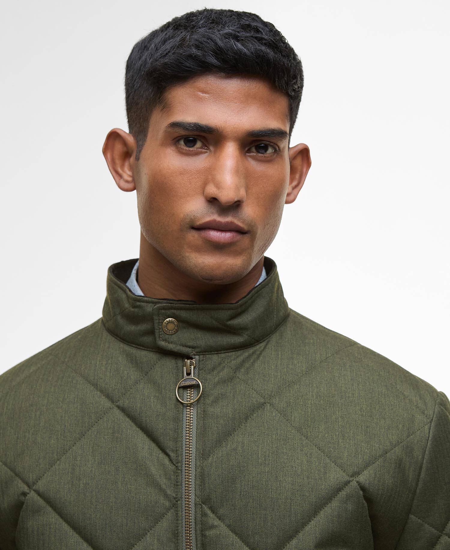City Harrington Quilted Jacket Olive image number 3