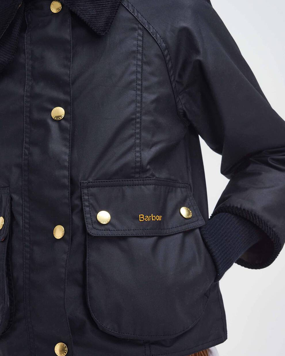 Cropped Beadnell Waxed Jacket