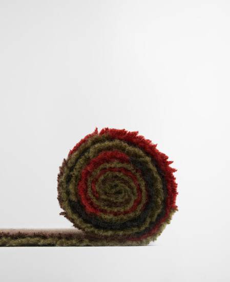 Westerdale Scarf Olive/Fired Brick