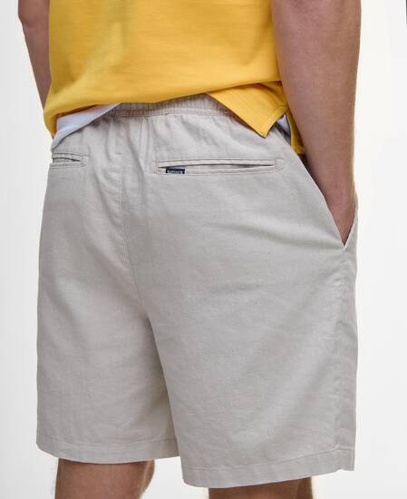Cotton Linen Relaxed Shorts Mist