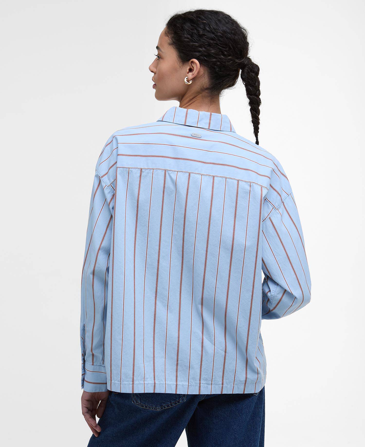 Saffron Striped Relaxed Shirt image number 2