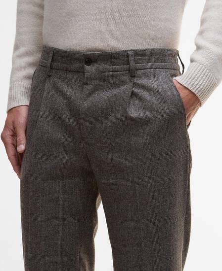 Pantaloni a quadri Kensington Brown