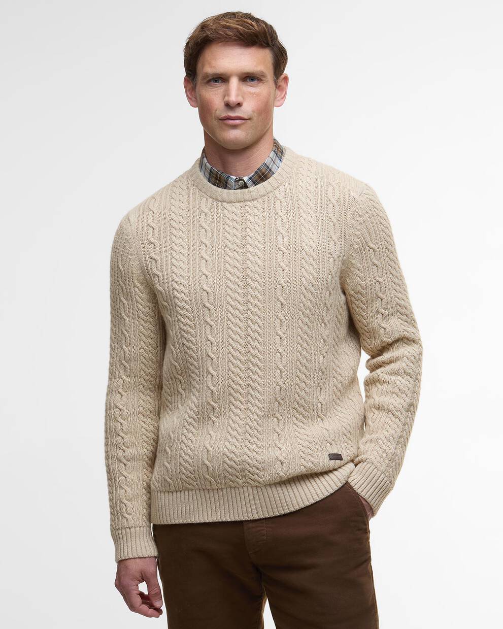 Lowfen Cable-Knit Jumper