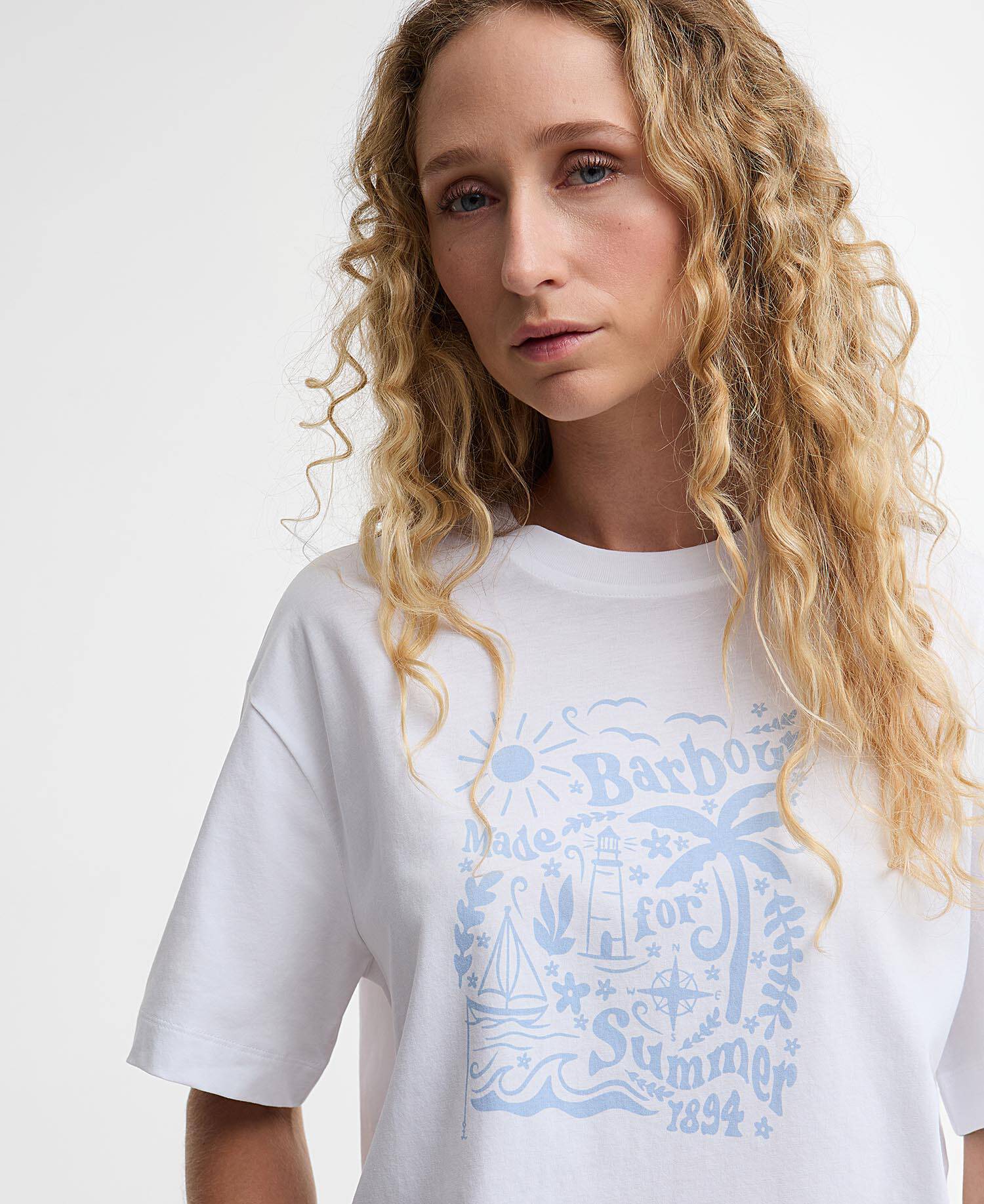 Baiton Graphic T-Shirt White image number 3