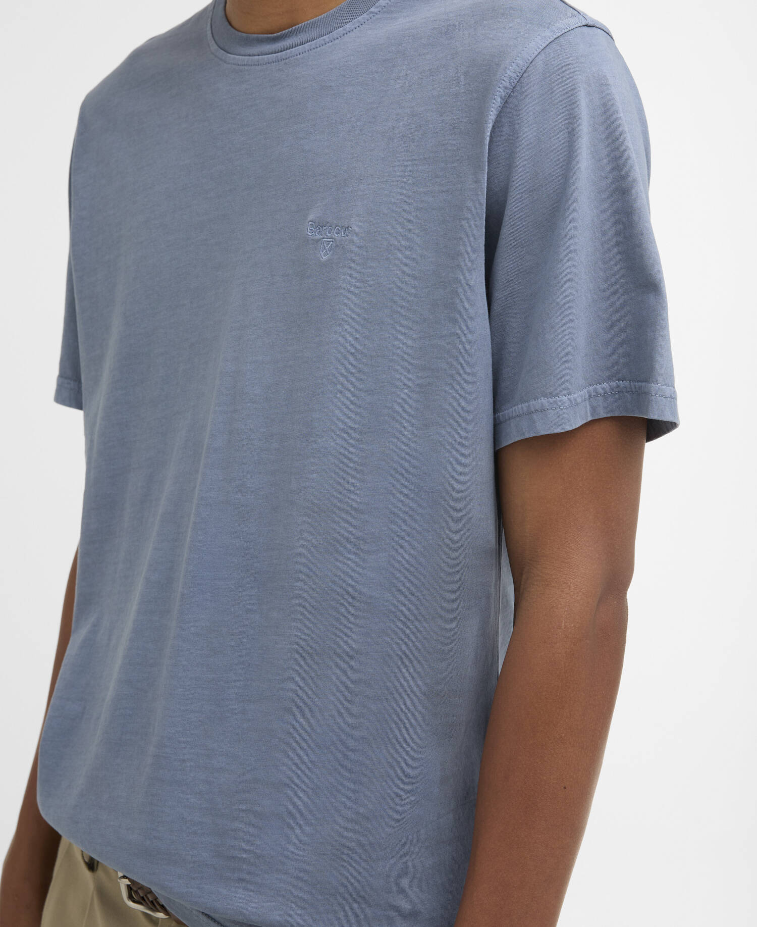 T-Shirt Washed Tartan Washed Blue image number 3