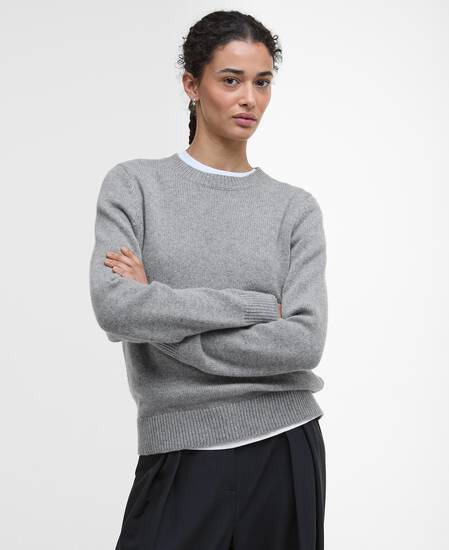 Woodhouse Crew Neck Jumper Grey Marl