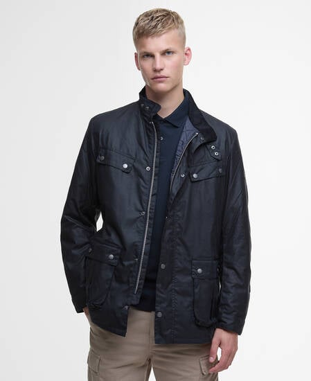Tourer Duke Waxed Jacket Classic Navy