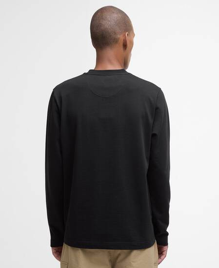 Leazes LS Relaxed T-Shirt Black