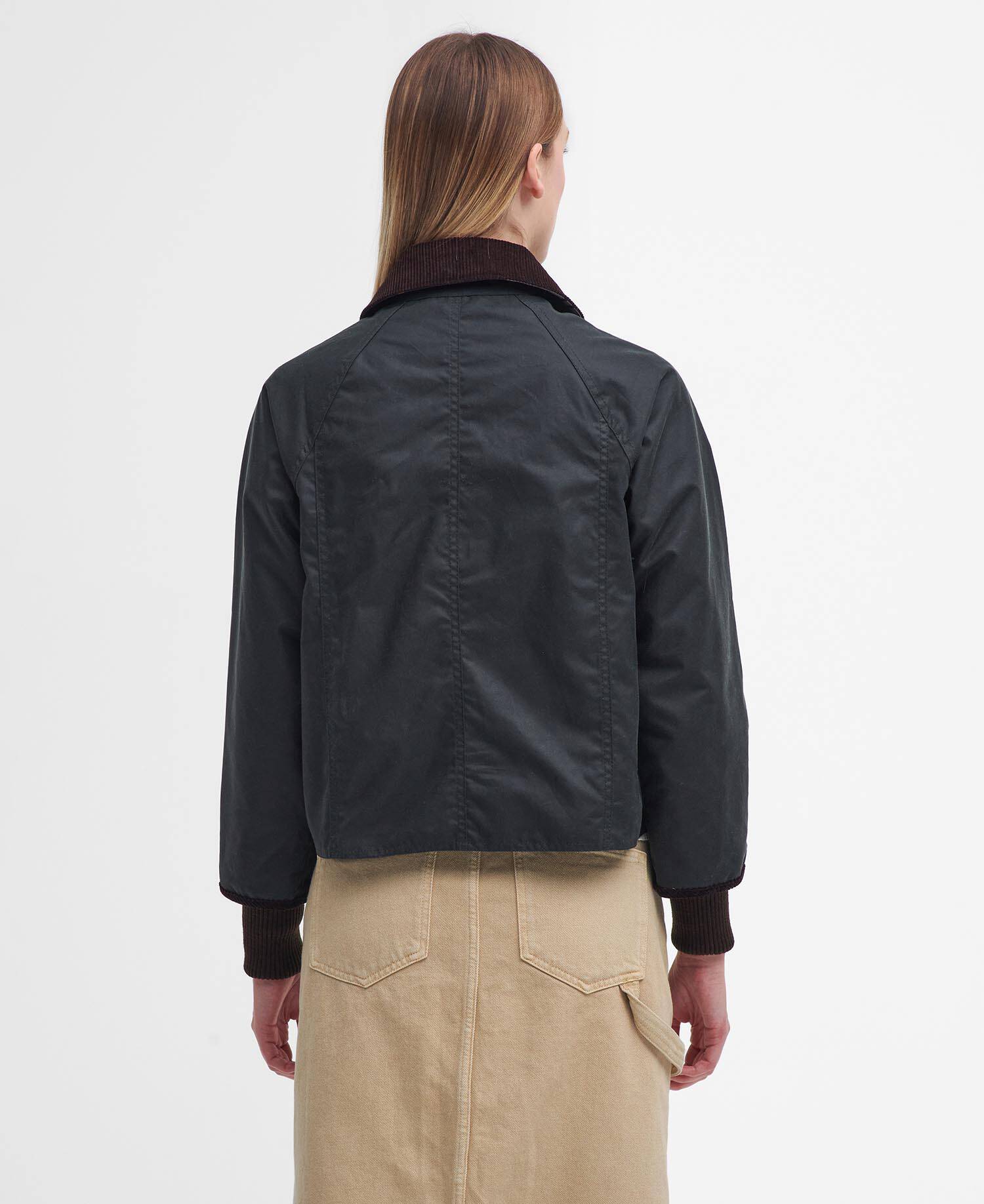 Cropped Beadnell Waxed Jacket image number 2