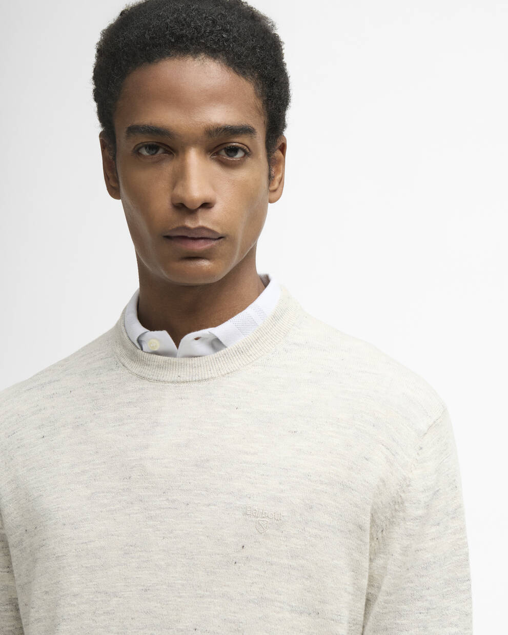 Maglione girocollo in misto lino Flaxby