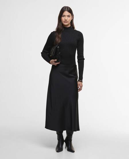 Stella Ribbed Jumper Black