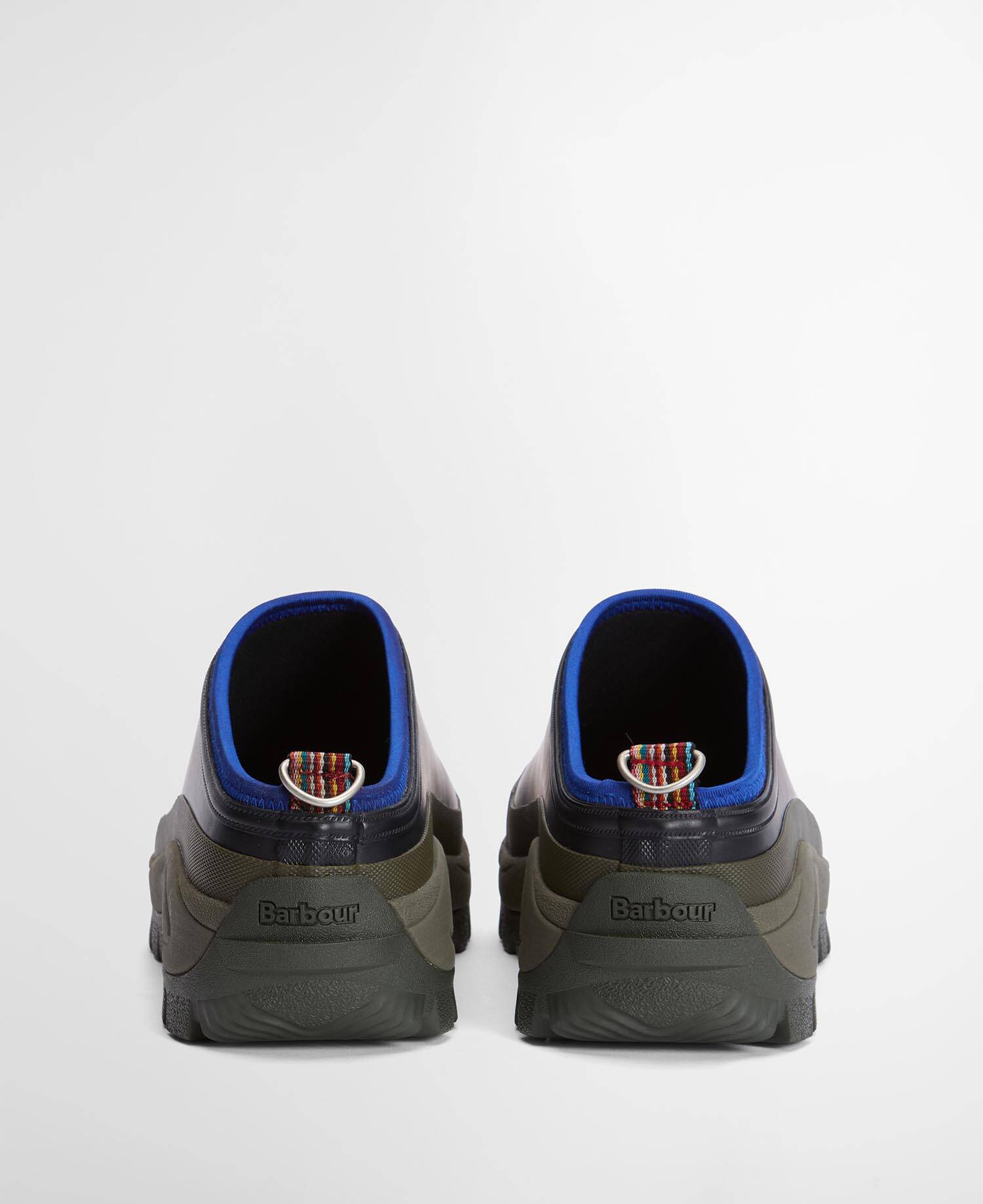 Paul Smith Loves Barbour Men's Clog Dark Navy image number 1