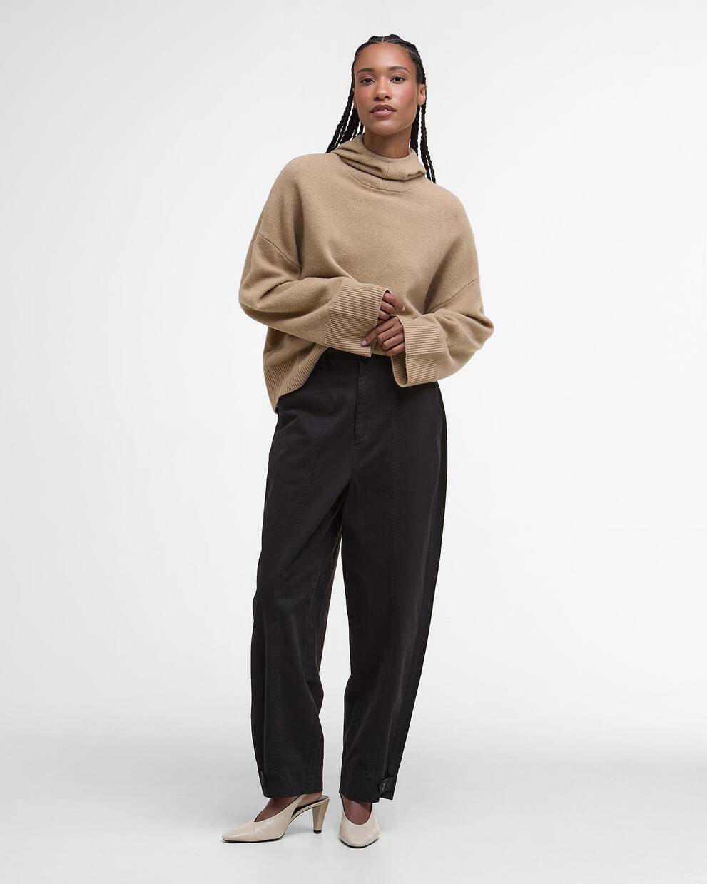 Evette Oversized Knitted Hoodie