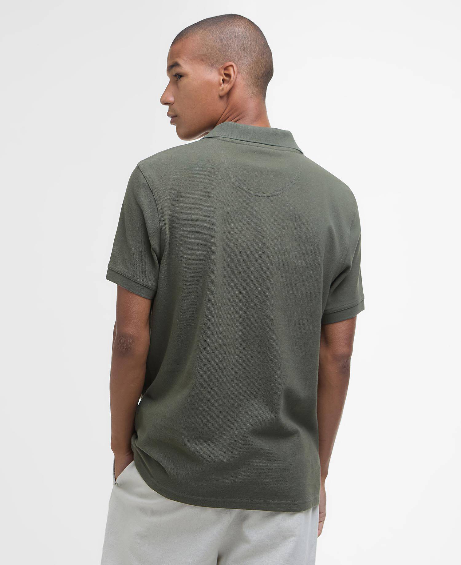 Sports Short-Sleeved Polo Shirt Uniform Green image number 2