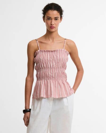 Madeline Top Gardenia Stripe