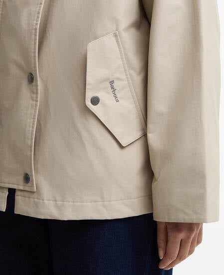 Jacke Kingswood Showerproof Light Sand/Navy Gingham