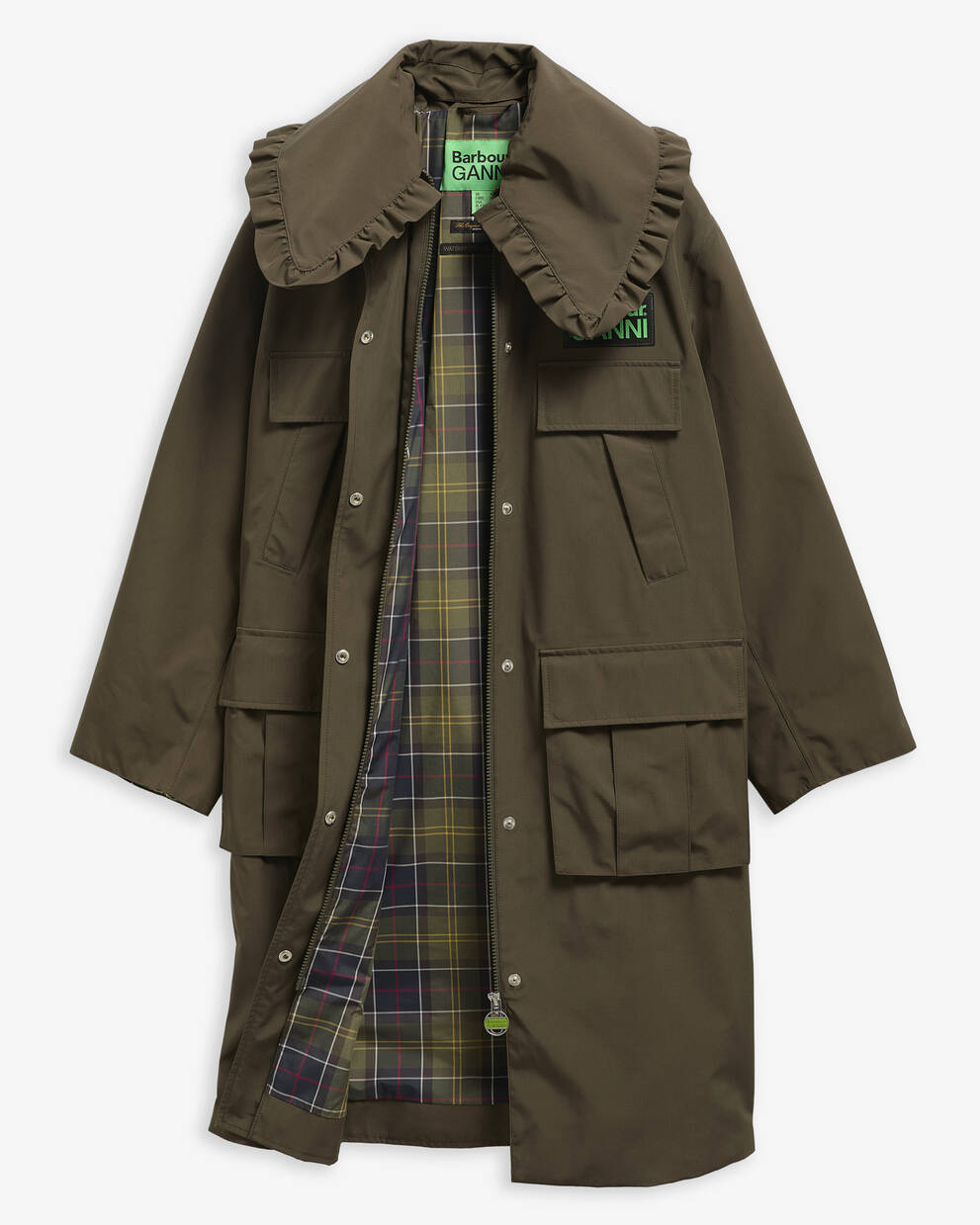 Barbour x GANNI Waterproof Parka Jacket