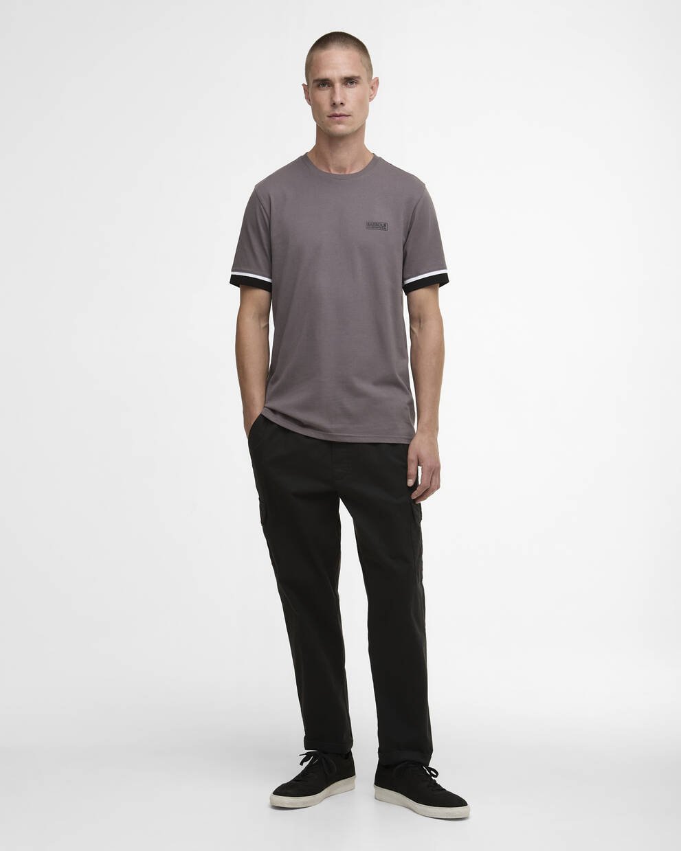 Deep Cuff Evan Tipped T-Shirt