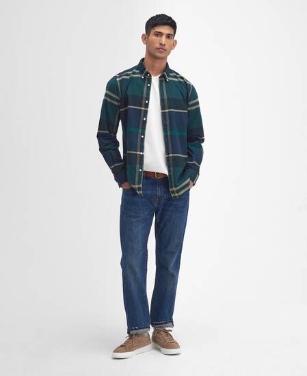 Iceloch Tailored Long-Sleeved Shirt Green Loch