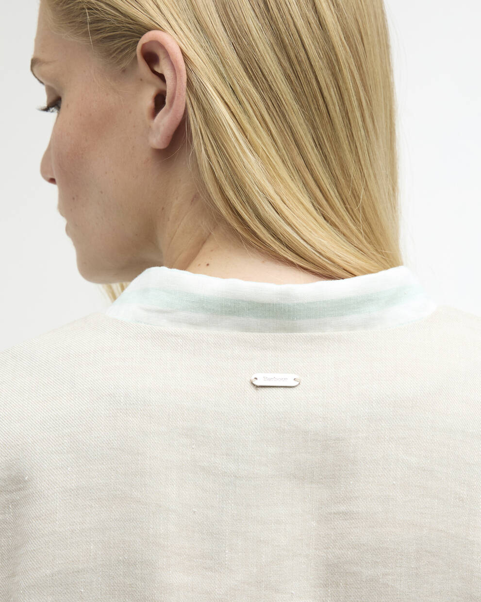 Gabby Collarless Overshirt