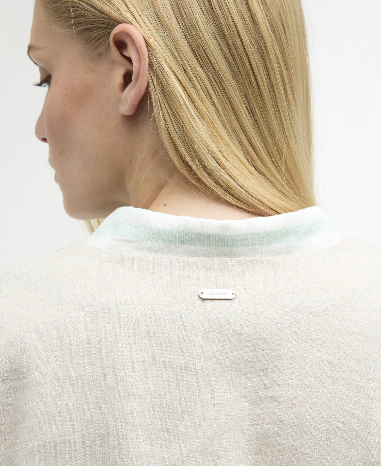 Gabby Collarless Overshirt image number 4