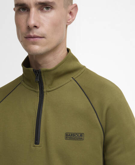 Markford Quarter-Zip Jumper Cable Olive