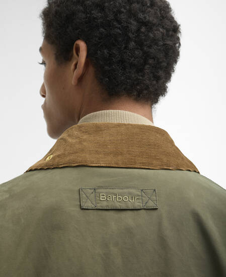 Icons Border Casual Jacket Ivy Green