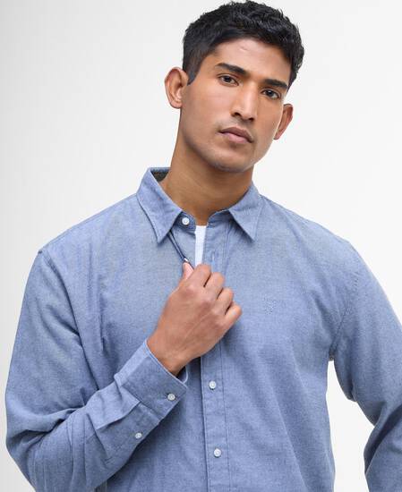 Sealane Relaxed Long-Sleeved Shirt Sky