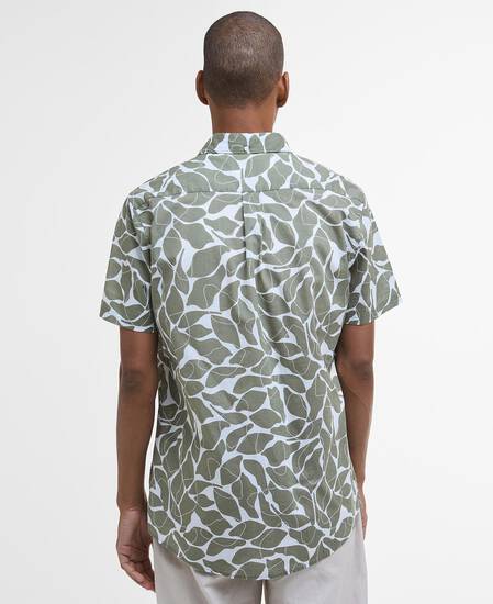 Spillroad Printed Short-Sleeved Shirt Light Moss Spillroad Printed Short-Sleeved Shirt Light Moss