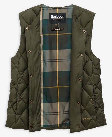 Gilet in piumino d'oca Fiona Olive/Ancient