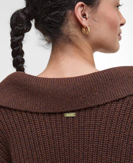 Robyn V-Neck Jumper Vicuna