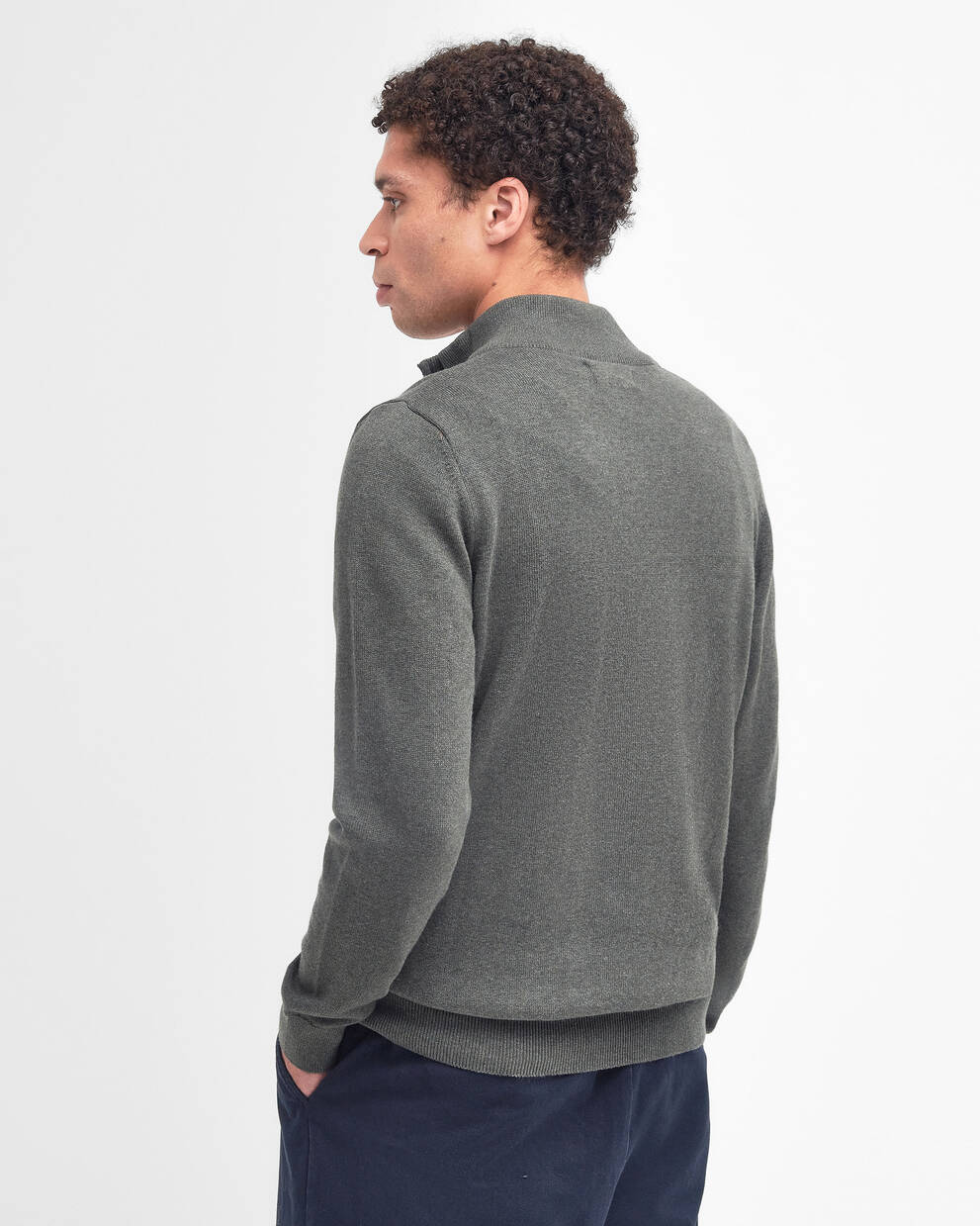 Cotton Half-Zip Jumper