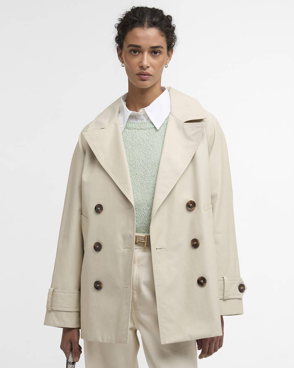 Maisy Showerproof Jacket Mist / Dress Navy Tartan