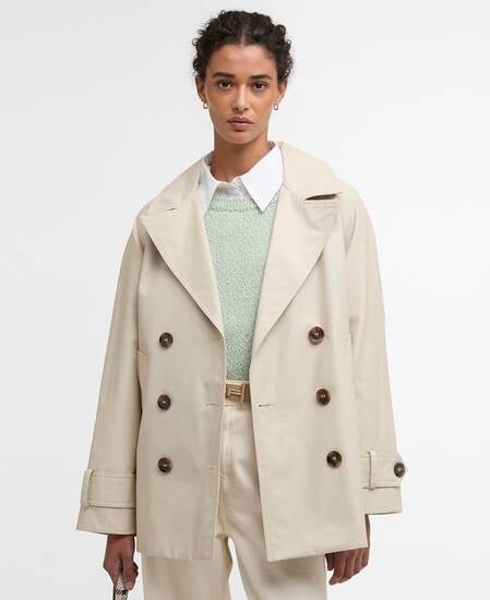 Maisy Showerproof Jacket Mist / Dress Navy Tartan