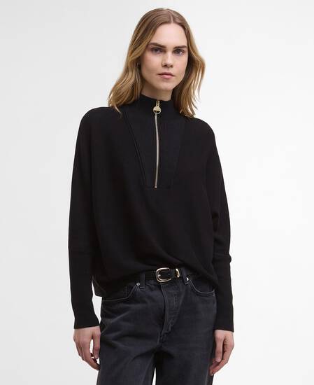 Pullover Lola Half-Zip Black