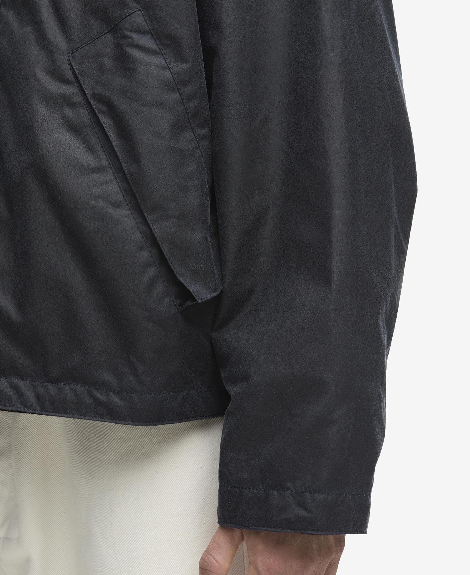 Barbour for Margaret Howell Transport Waxed Jacket Navy