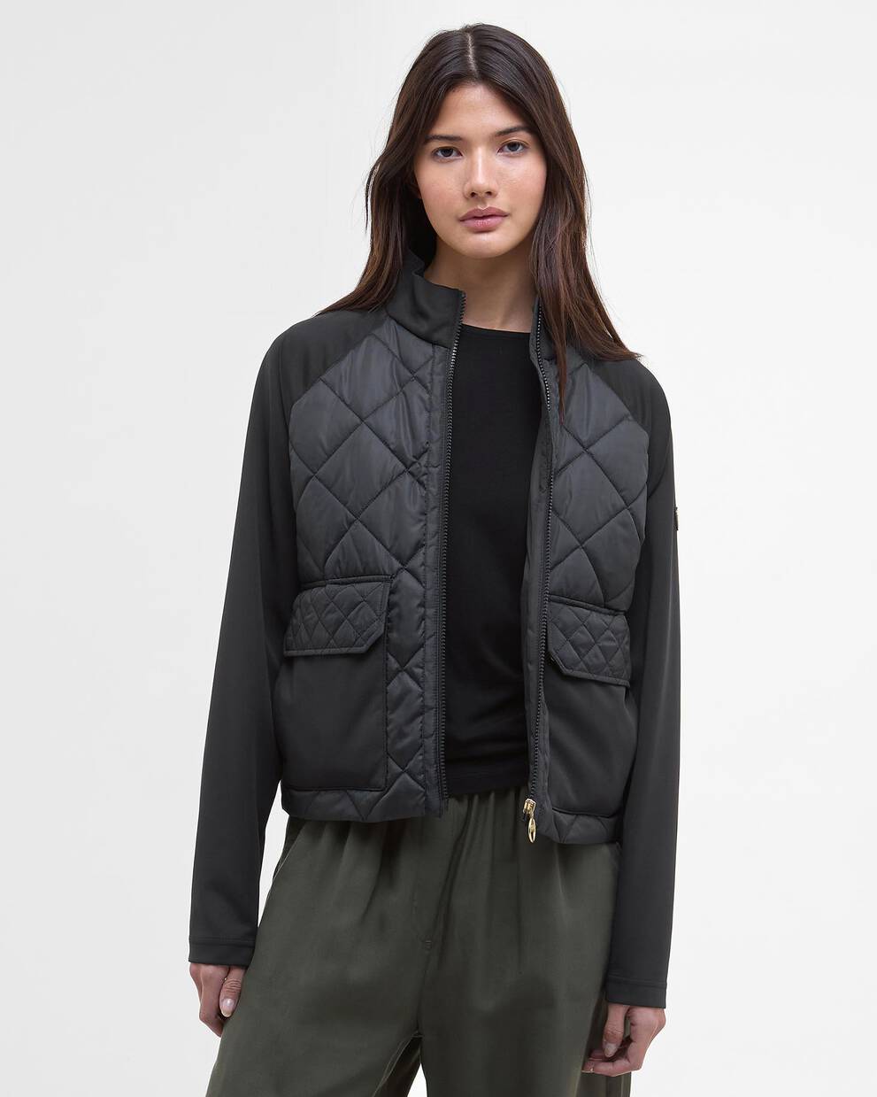 Ebony Quilted Sweatshirt