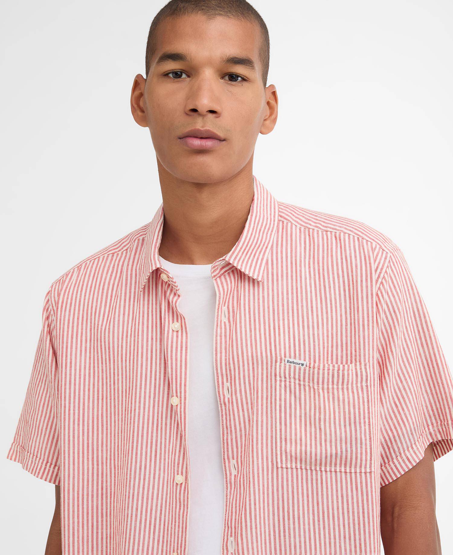 Deerpark Regular Short-Sleeved Shirt Red image number 3