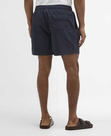 Water Reactive Tartan Swim Short Navy