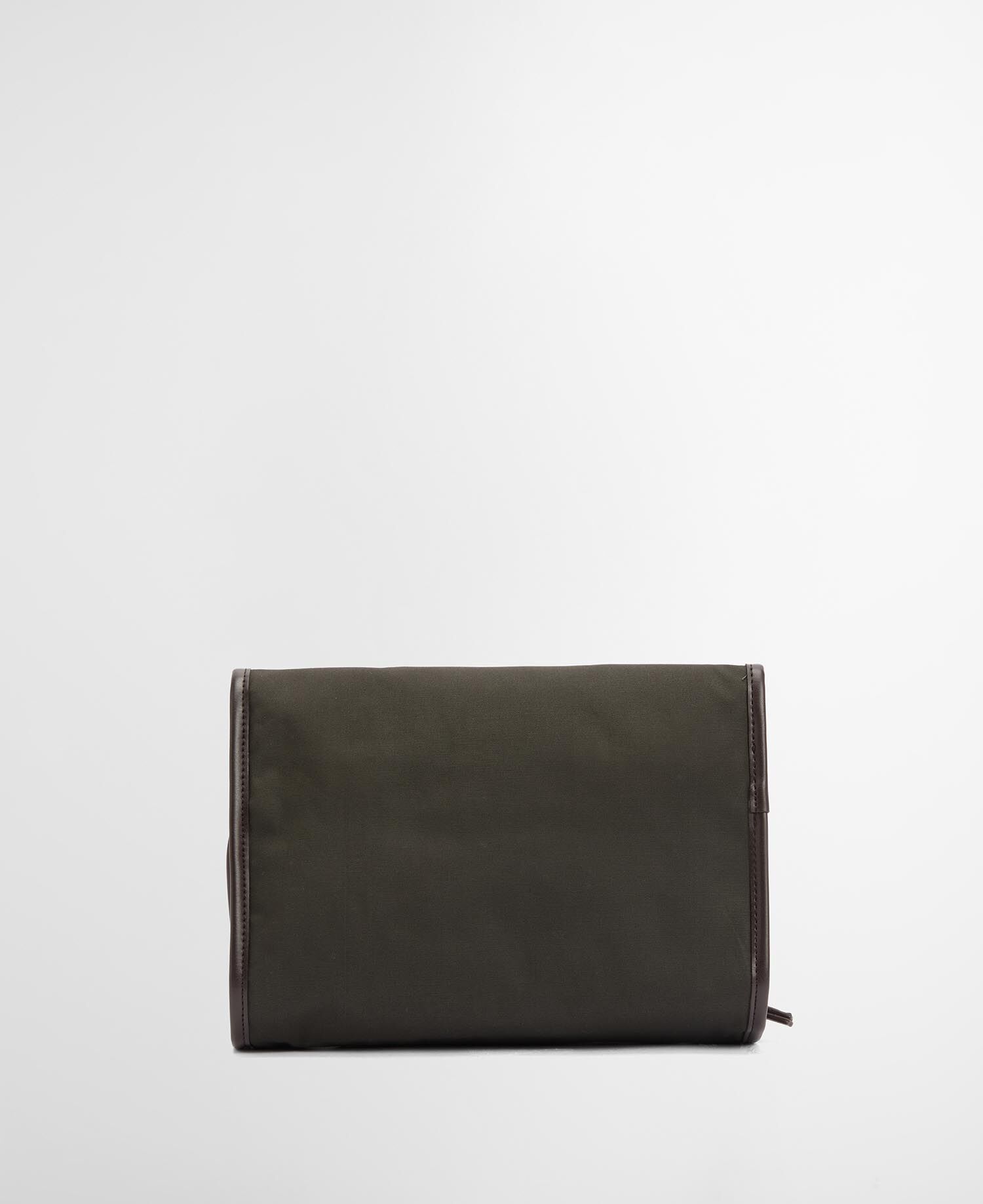 Waxed Hanging Washbag Olive/Beacon