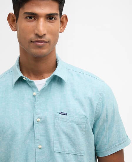 Hemd Nelson Summer Shirt Light Teal