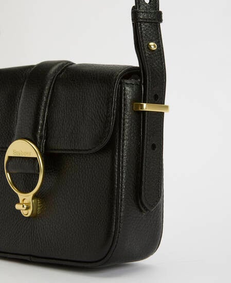 Ledertasche Rosa Mini Black