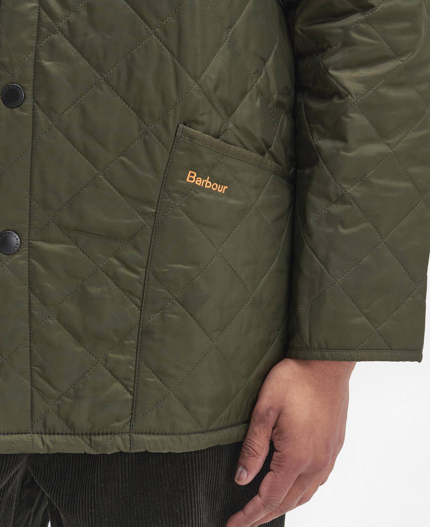 Heritage Liddesdale Quilted Jacket Olive image number 5