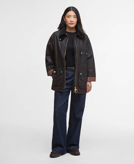 Luella Waxed Jacket Rustic/Muted Tartan
