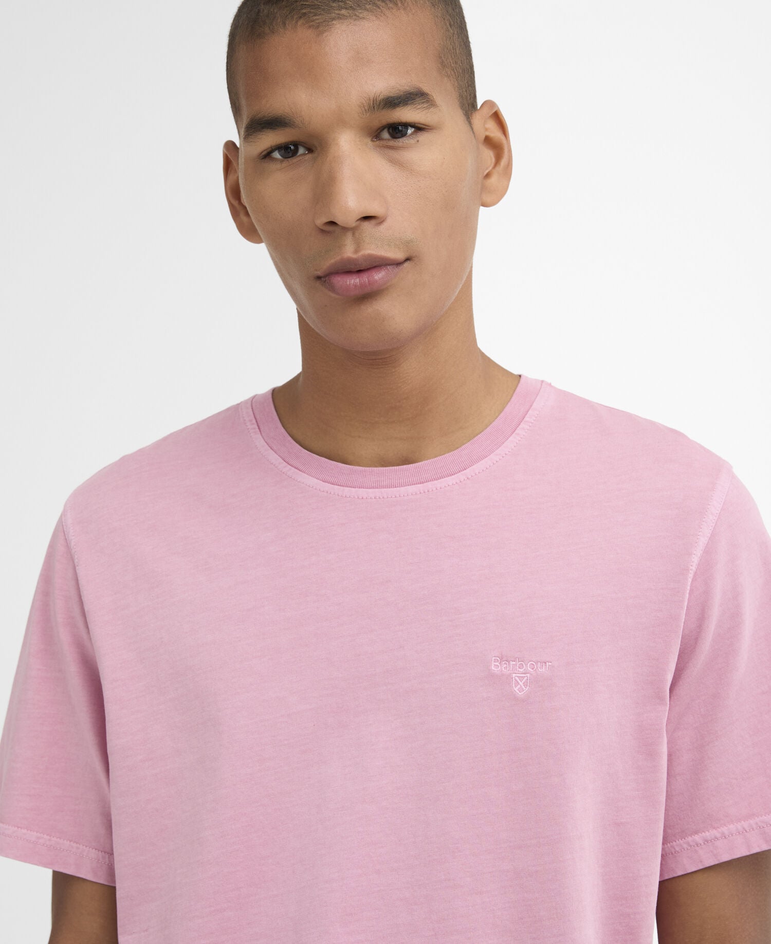 Washed Tartan T-Shirt Washed Pink