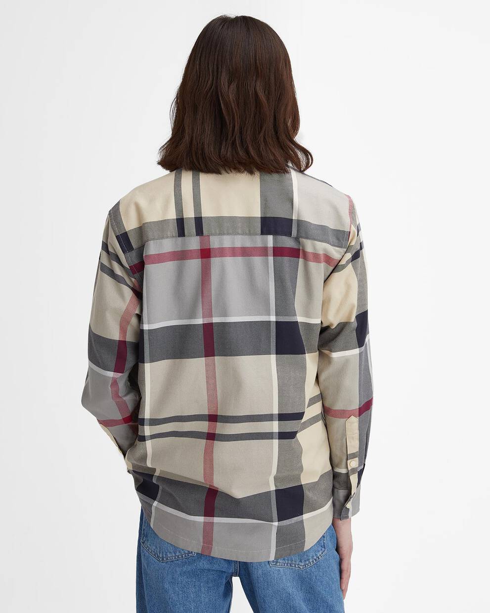 Renford Oversized Long-Sleeved Tartan Shirt